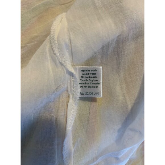 Roller Rabbit Dress Sz Small Flutter Sleeve Lavender Butter Yellow Tiered Ruffle - Picture 7 of 14